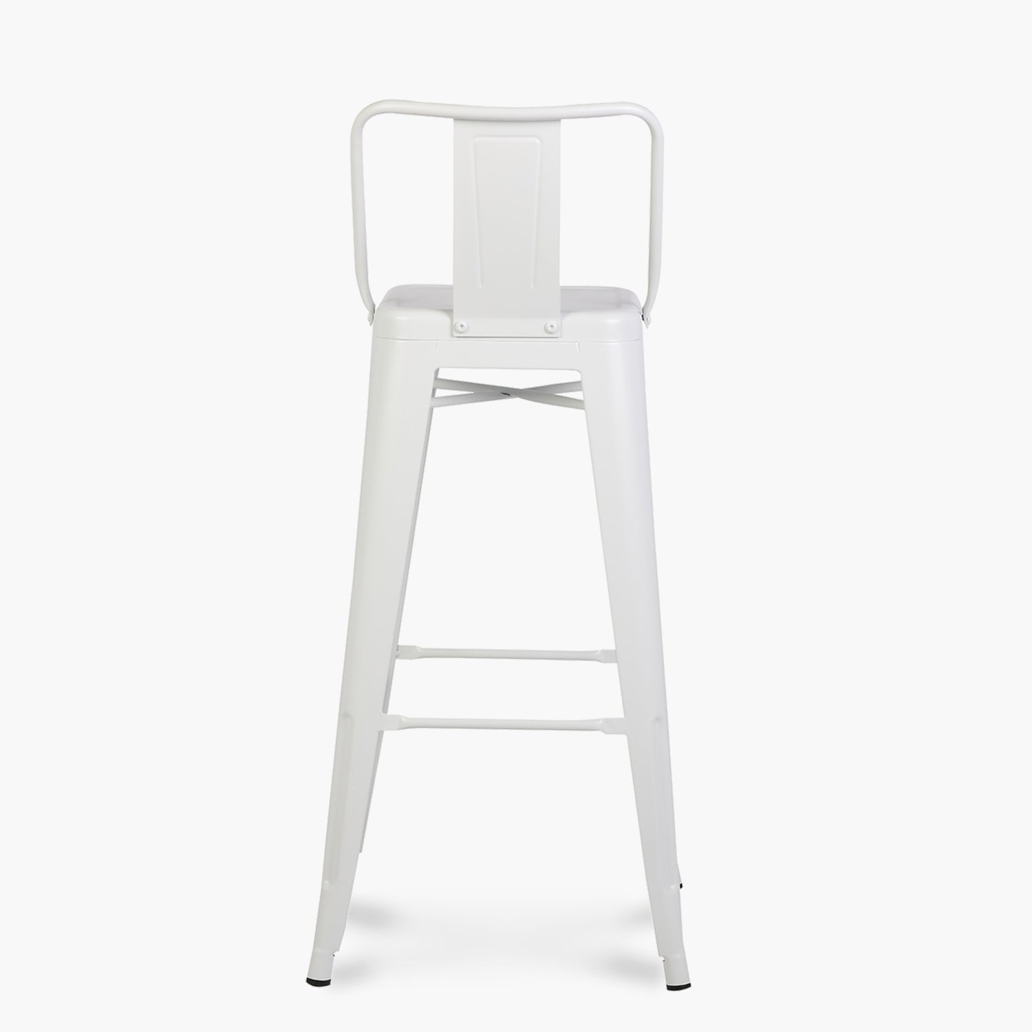 Taburete Alto 77 Tolix c/resp Blanco