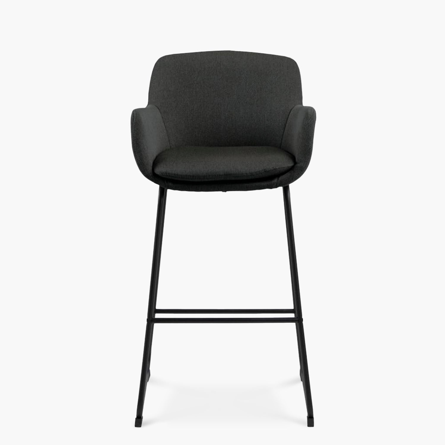 Taburete Alto 76 Tapiz Felisa Gris Oscuro - Form Design