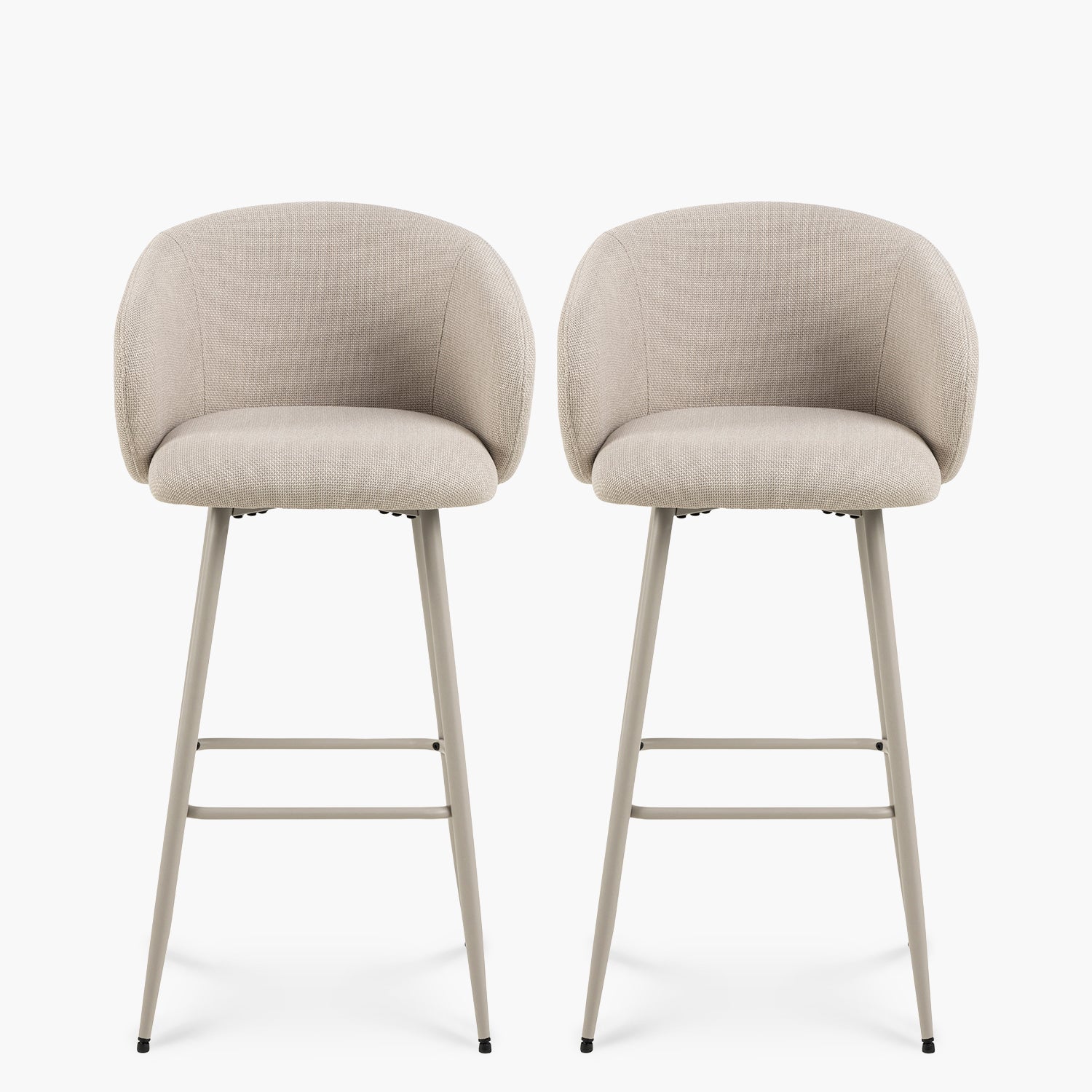TABURETE WINDSOR BEIGE - Eames Muebles Beige