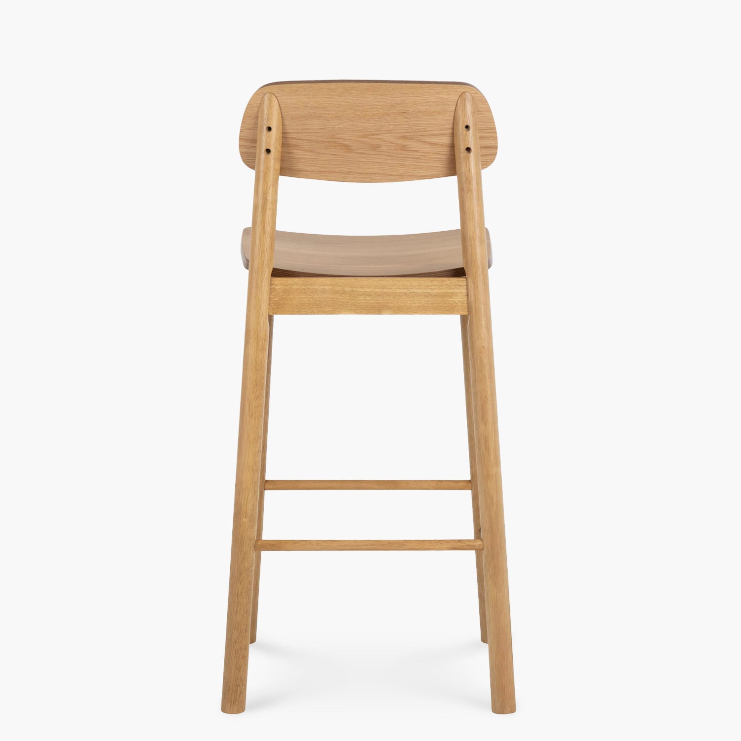 Pack 2 Taburete Madera Owen Natural