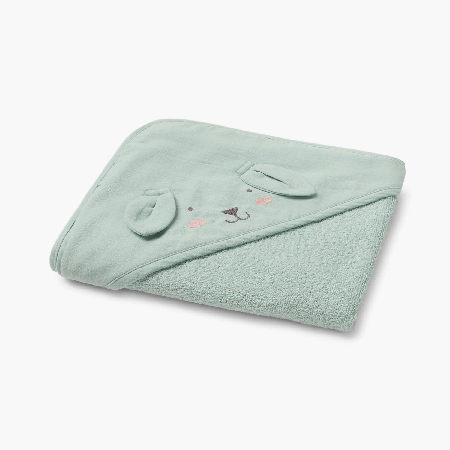 Toalla Infantil Caru 80x80 Verde Claro