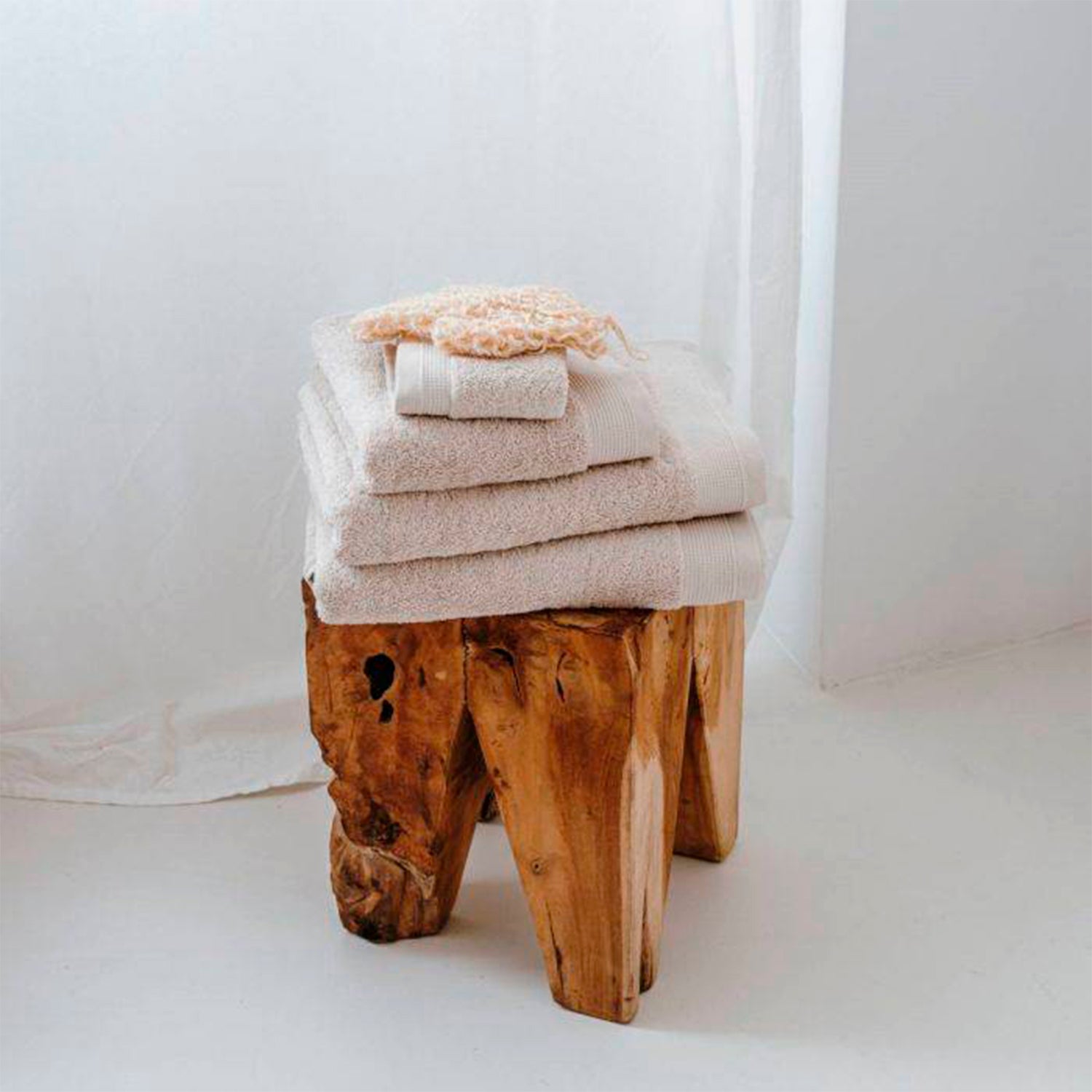 Toalla Nilo 50x90 Crema