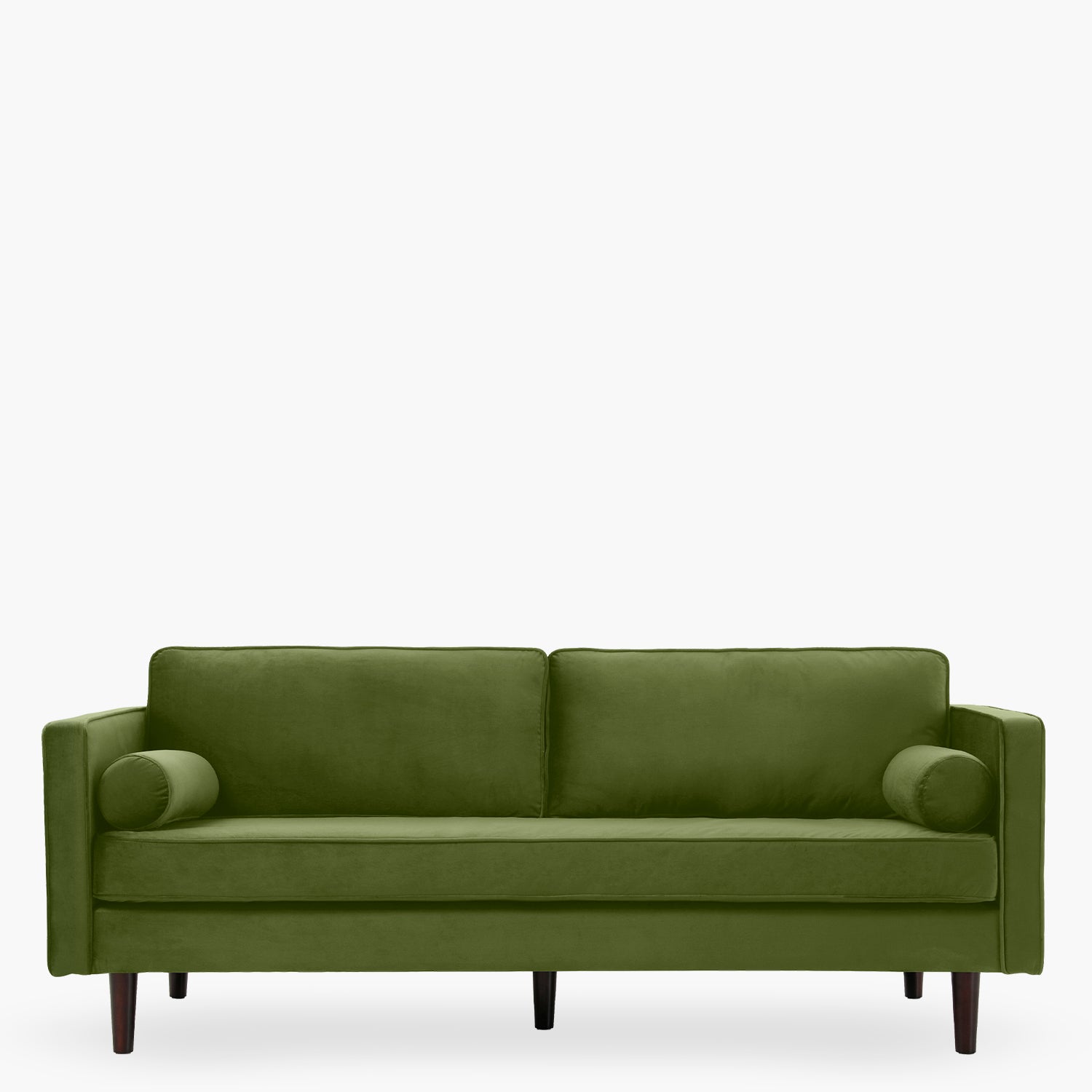 Sofá Polo velvet 3C verde musgo - Form Design - Sofas 3C Hogar