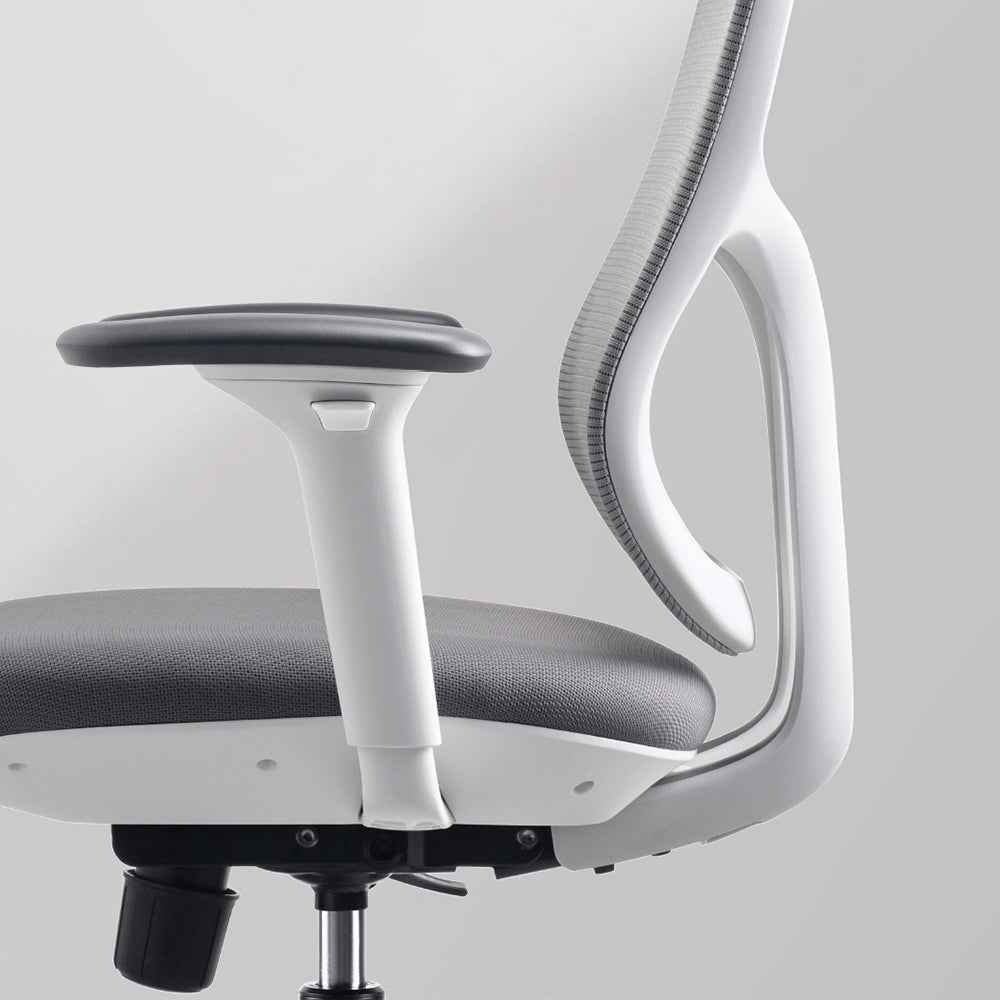 Silla ergonómica de oficina con soporte lumbar ajustable, diseñada para mejorar la postura y comodidad en el entorno de trabajo. Ideal para prevenir dolores de espalda y aumentar la productividad.