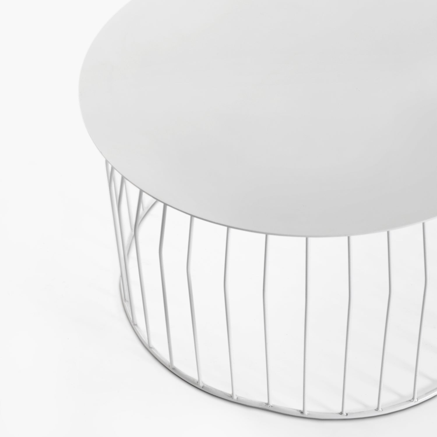 Mesa de Centro Wire DIAM 60 Blanco