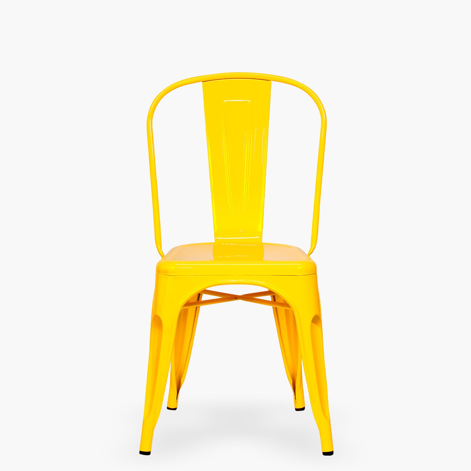 Silla Tolix Réplica Amarillo