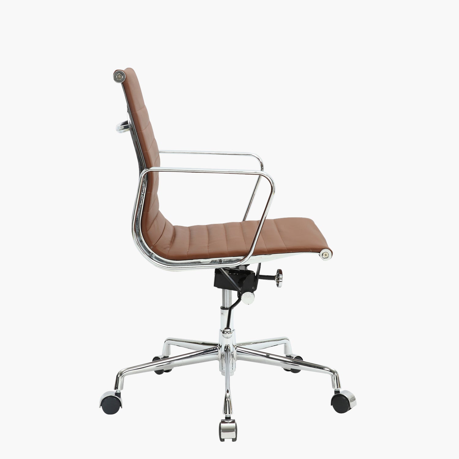 Silla Oficina Aluminium Caramel