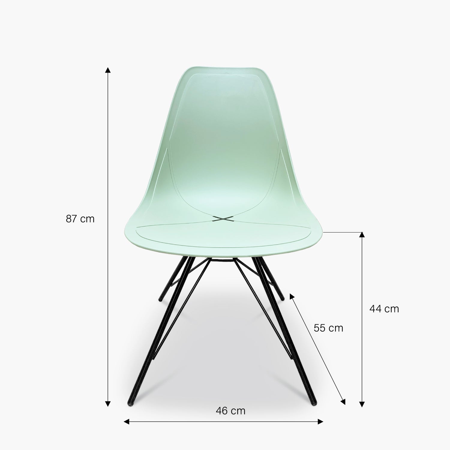 Silla comedor Levi Menta