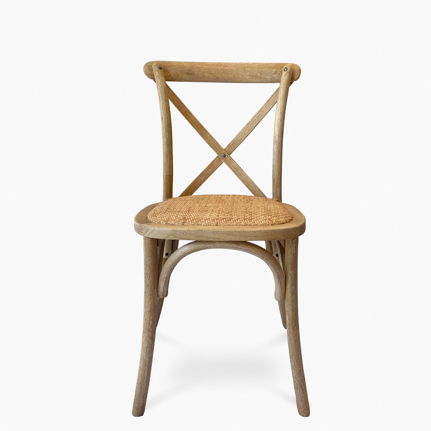 Silla Madera Tradition Rattan Olmo Natural Apilable