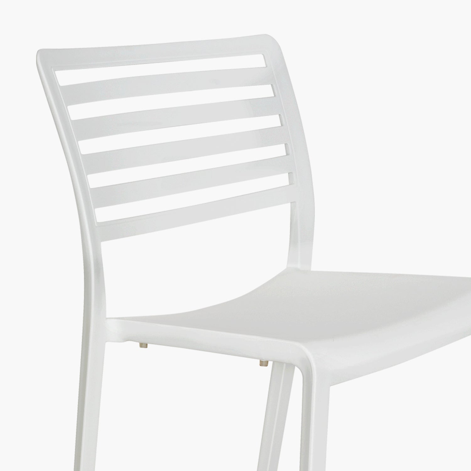 Silla Plástico para exterior Barcelona Blanco