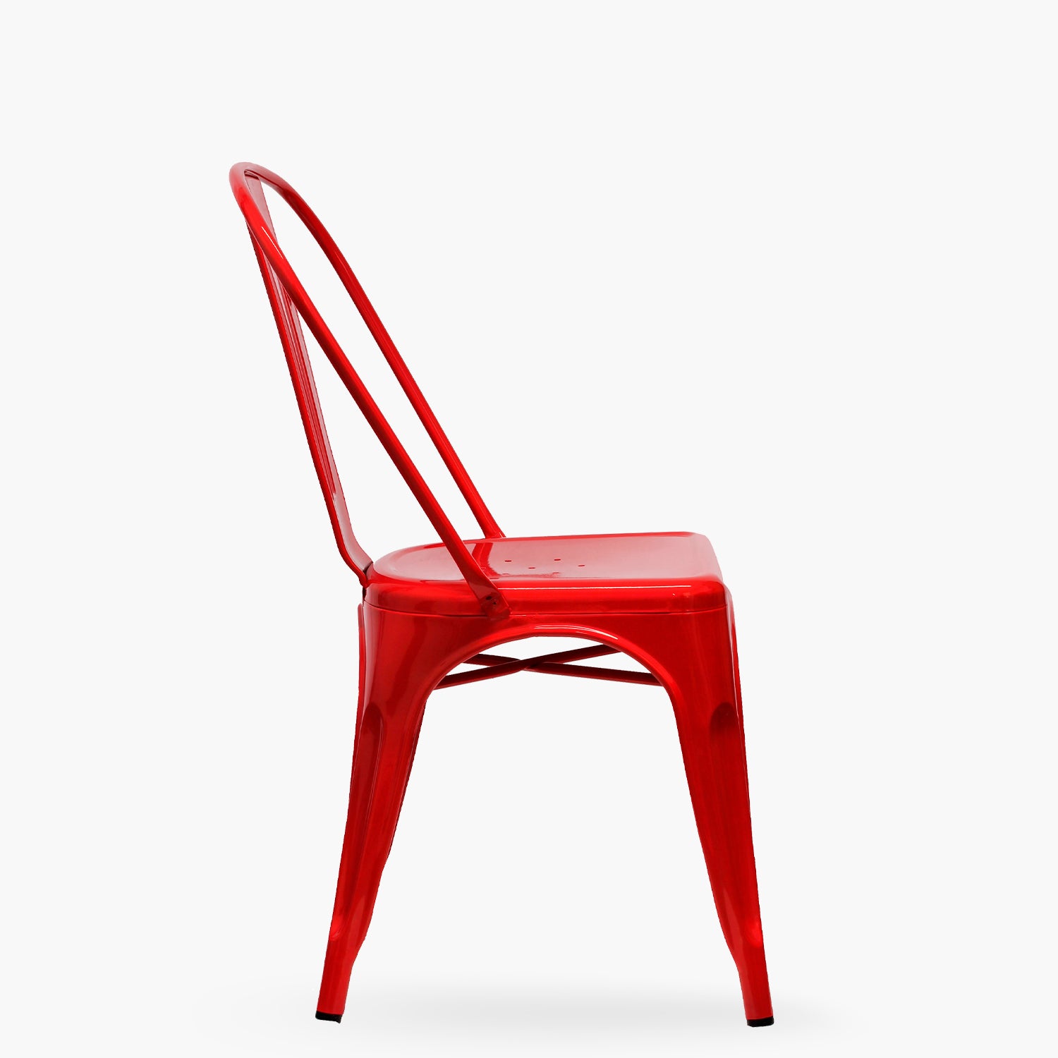 Silla Tolix Réplica Rojo