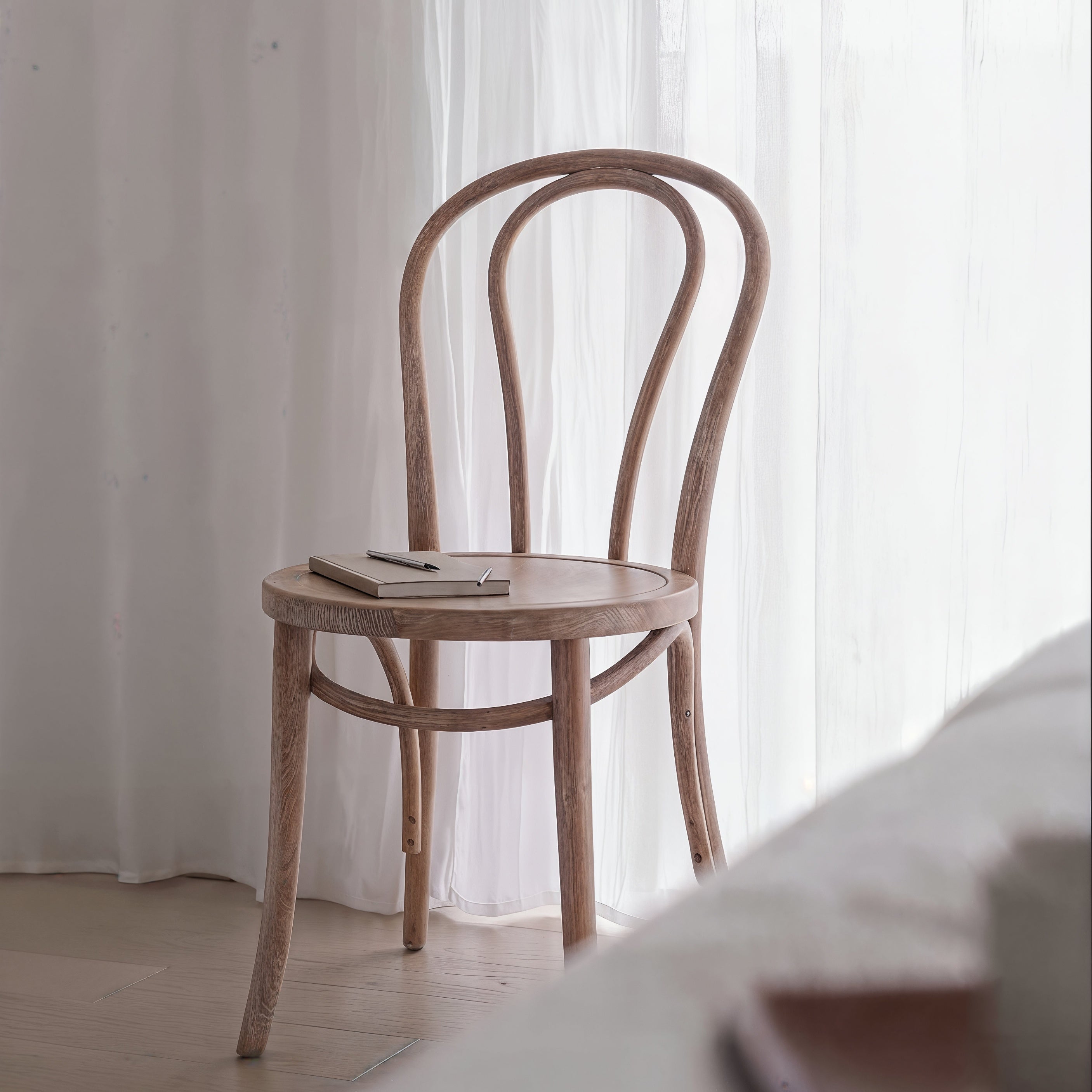 Silla Madera Vienna olmo natural