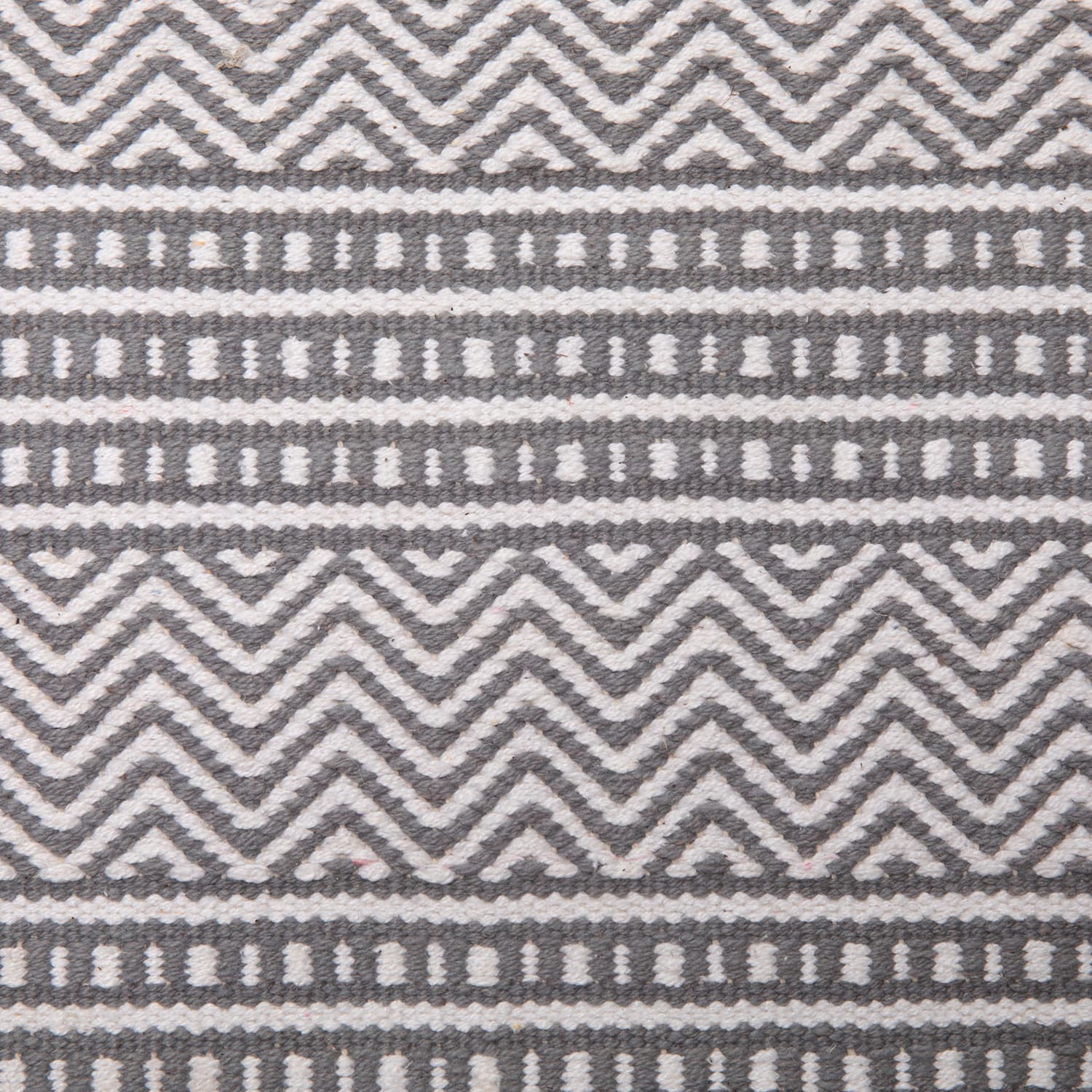 Alfombra Algodon Tribal 200x300 Gris