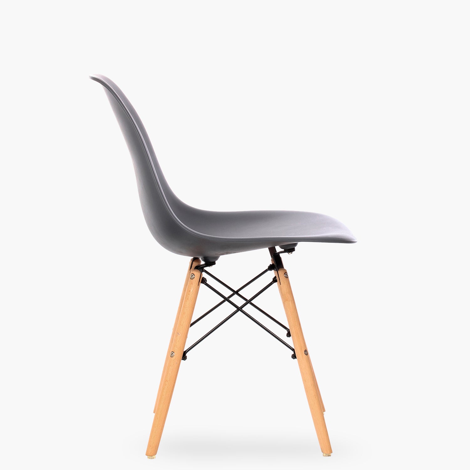 Silla DSW Réplica Eames Gris Oscuro