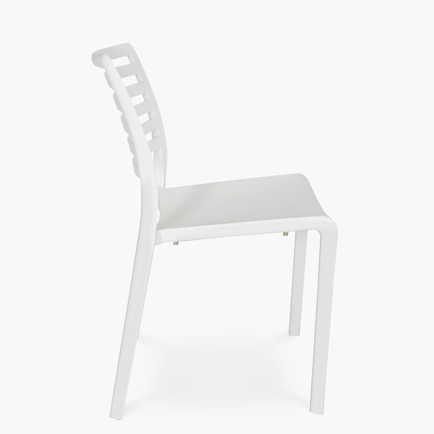 Silla Plástico para exterior Barcelona Blanco