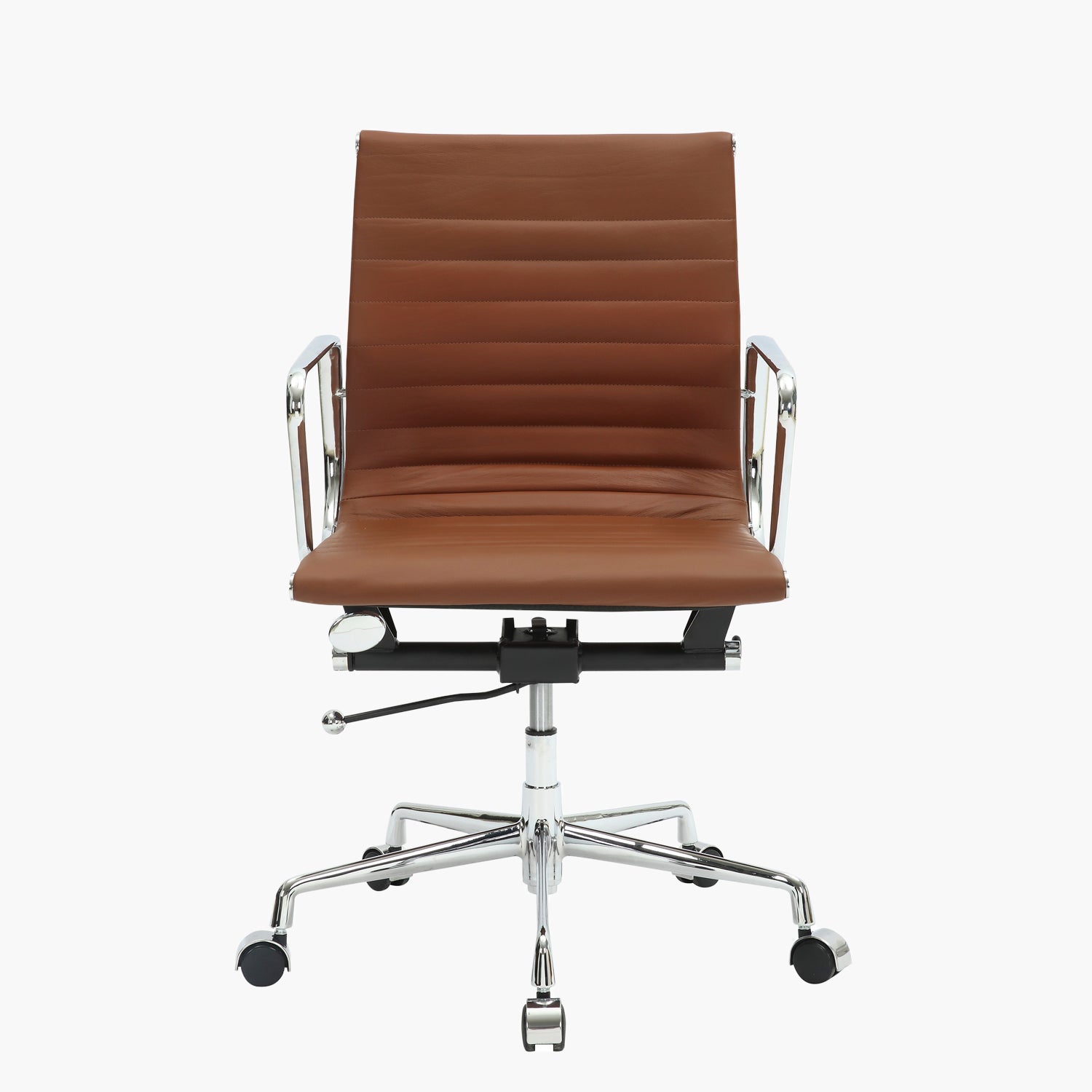 Silla Oficina Aluminium Caramel