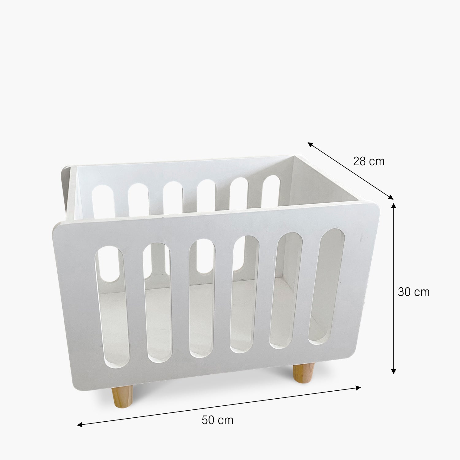 Cuna Infantil de Madera Alba Blanco