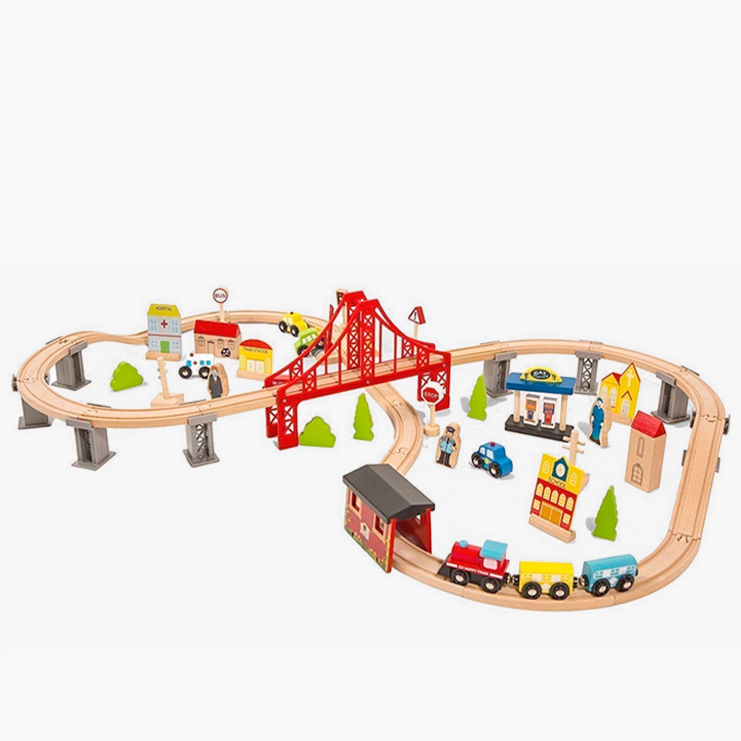 Pista de Tren Infantil Francisco Multicolor