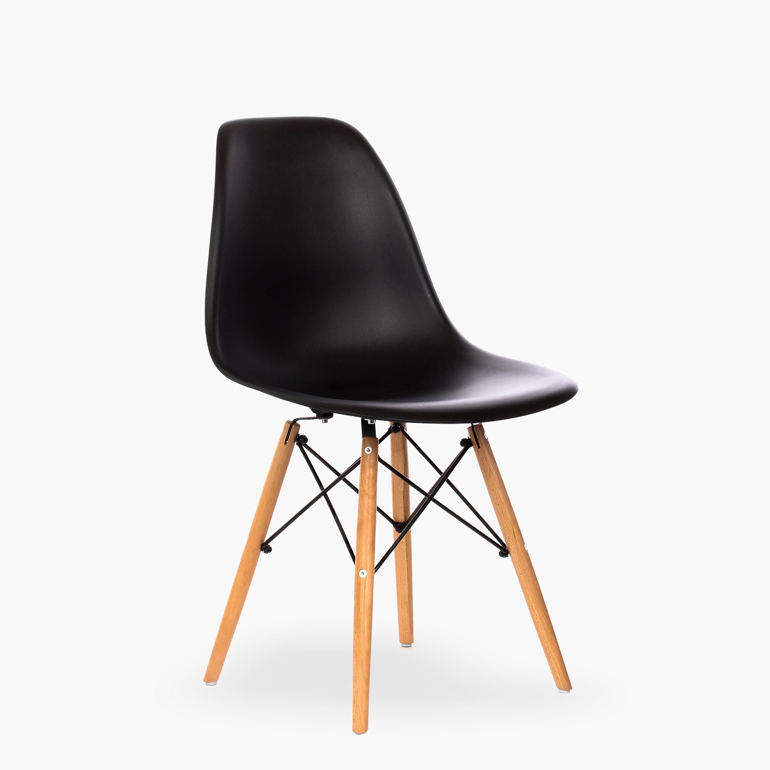 Silla DSW Réplica Eames Negro