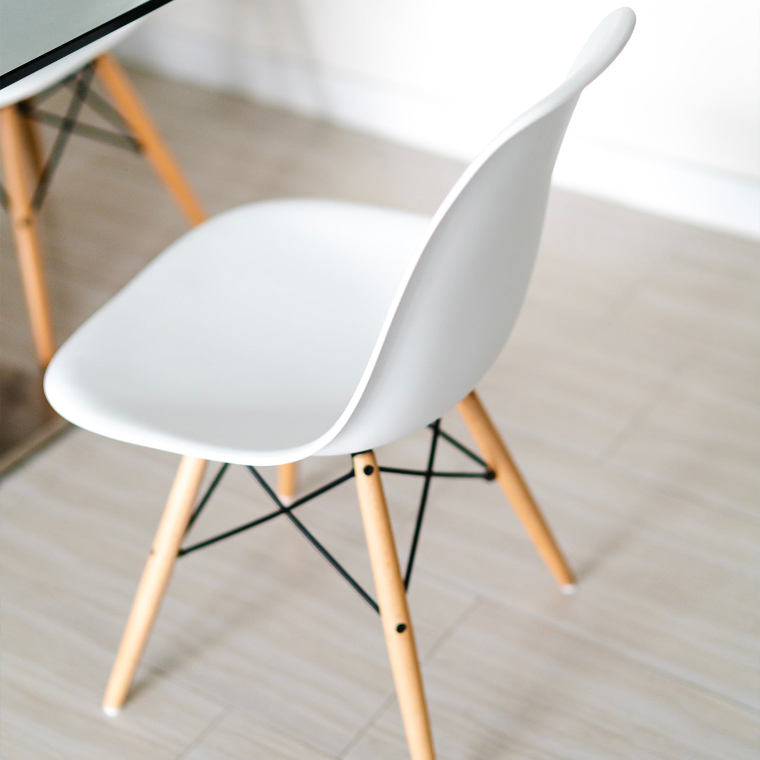 Silla DSW Réplica Eames Blanco