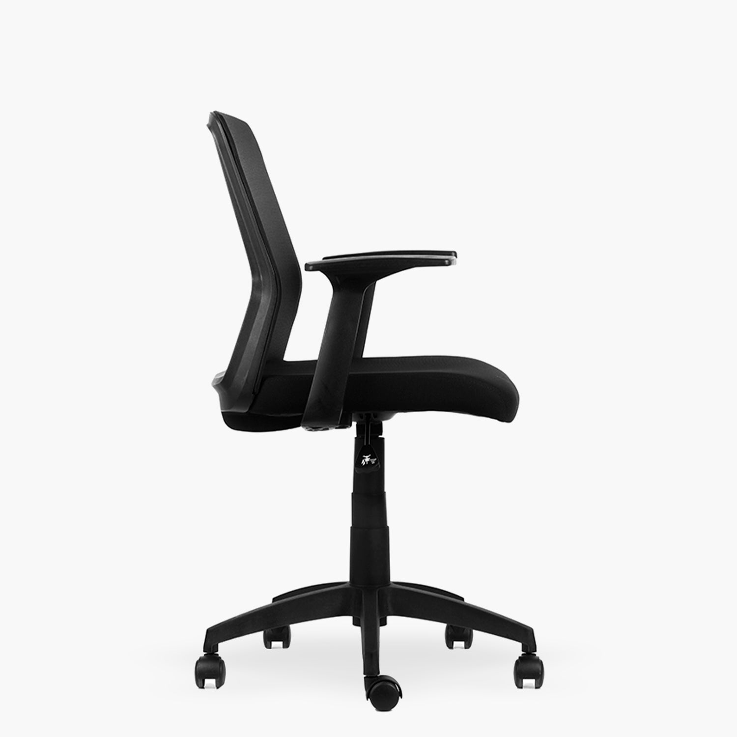 Silla de escritorio Cuba Media Br Fijo Negro