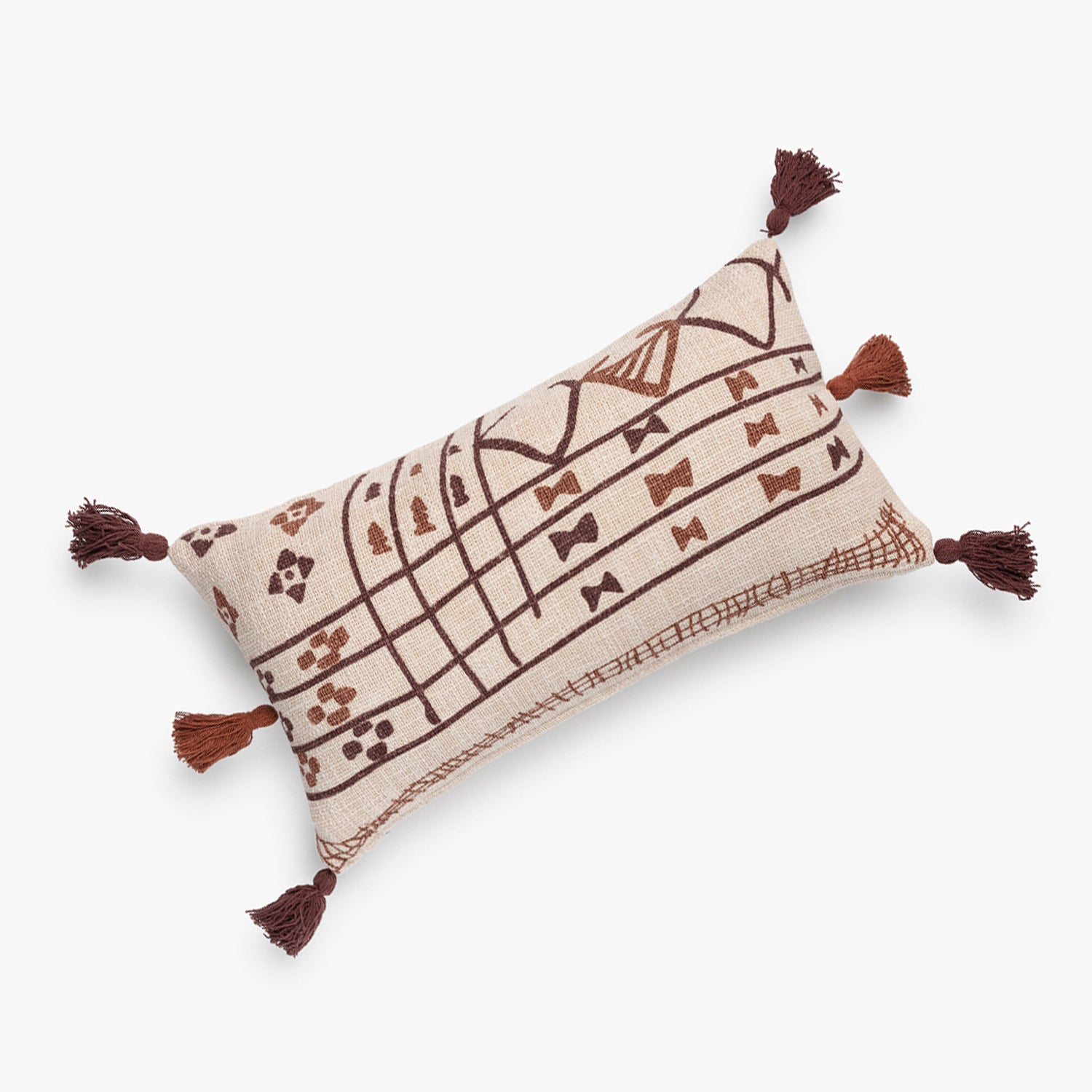 Funda Cojin Nilo Tierra 30x60