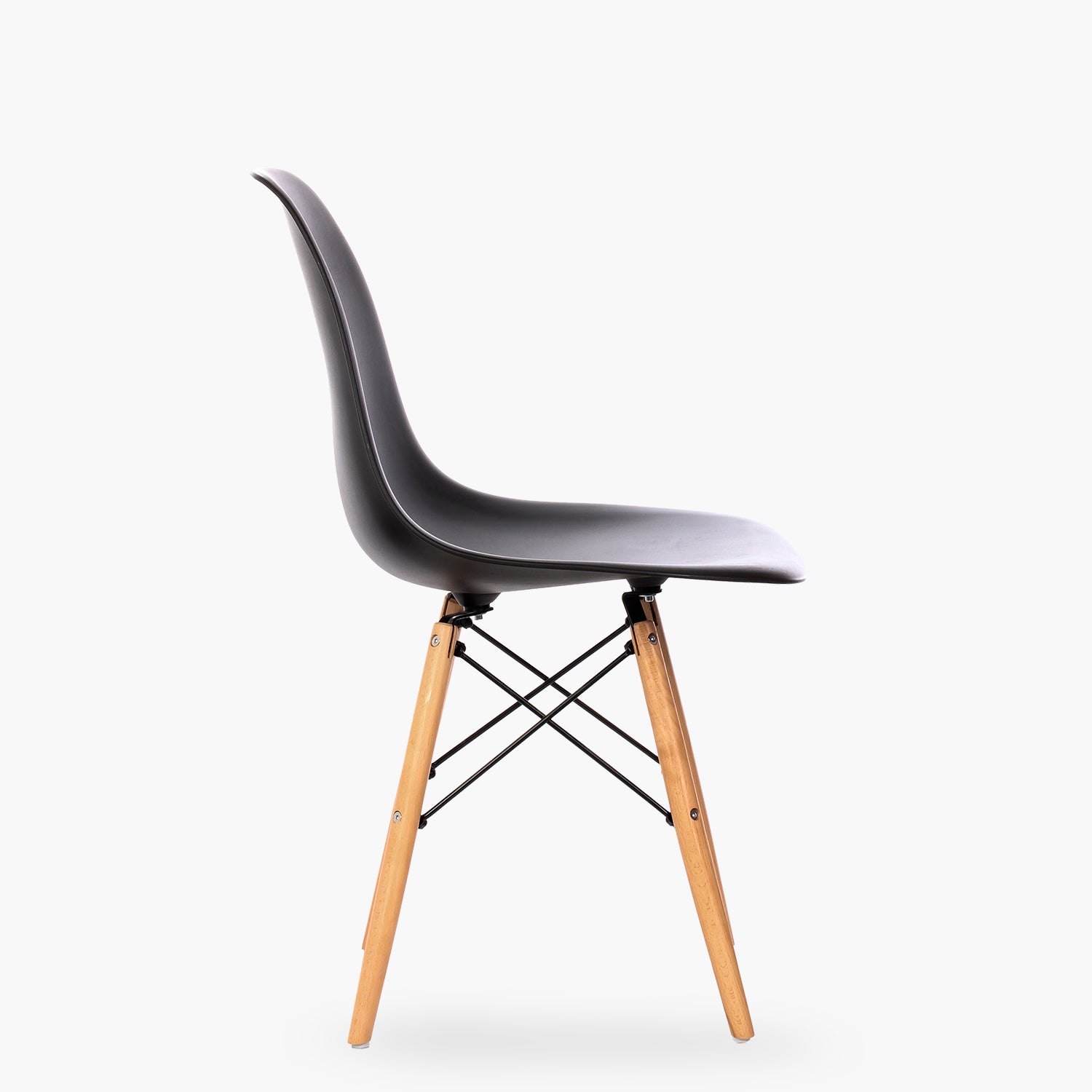 Silla DSW Réplica Eames Negro