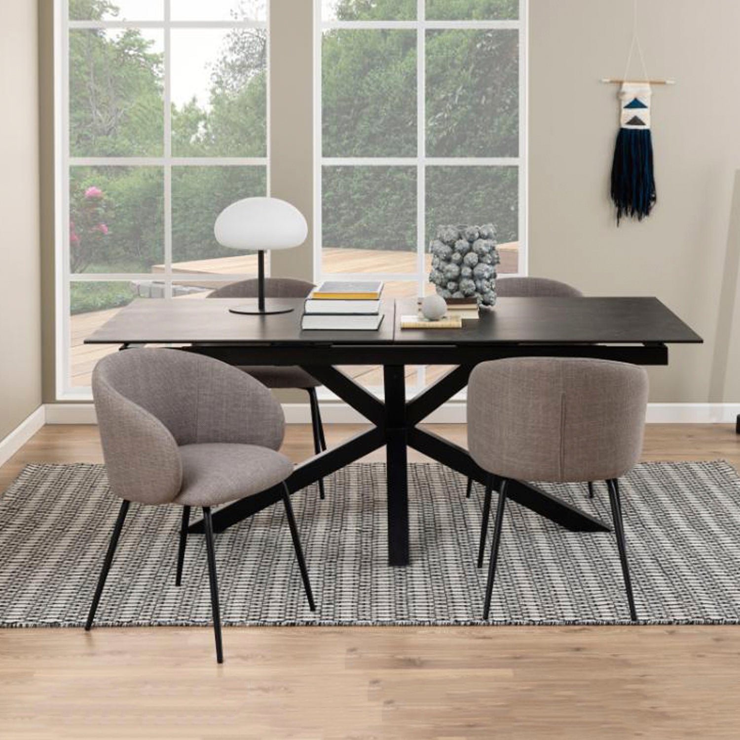 Mesa Comedor Heaven extensible Negro