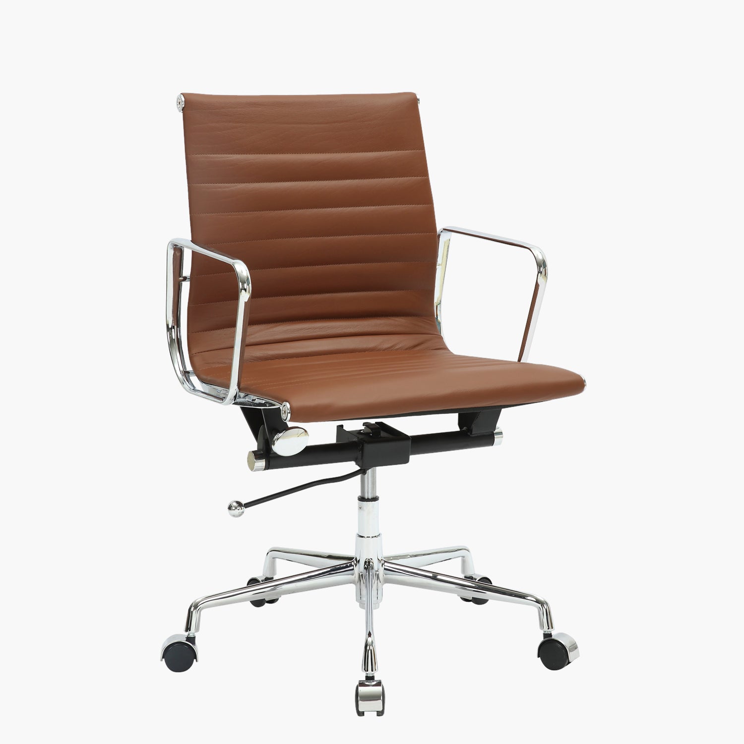 Silla Oficina Aluminium Caramel