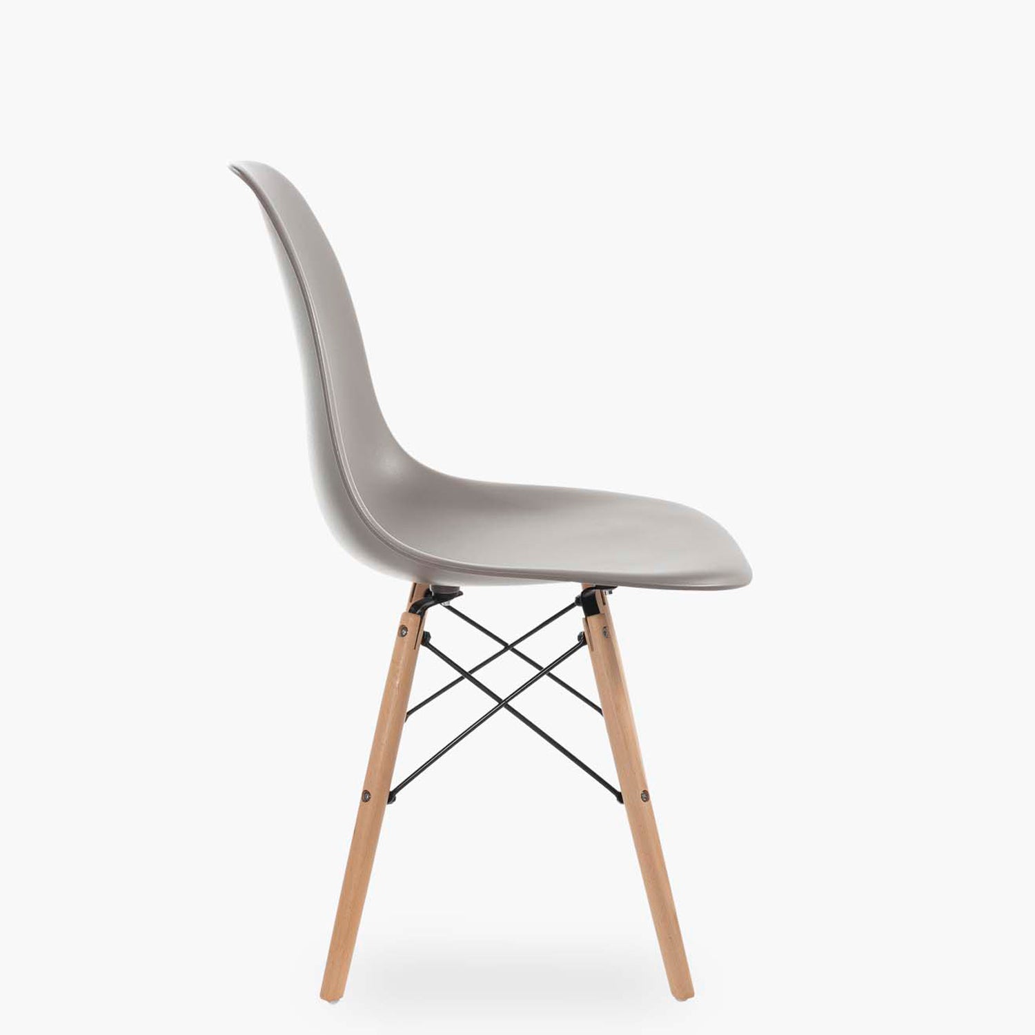 Silla DSW Réplica Eames Taupe