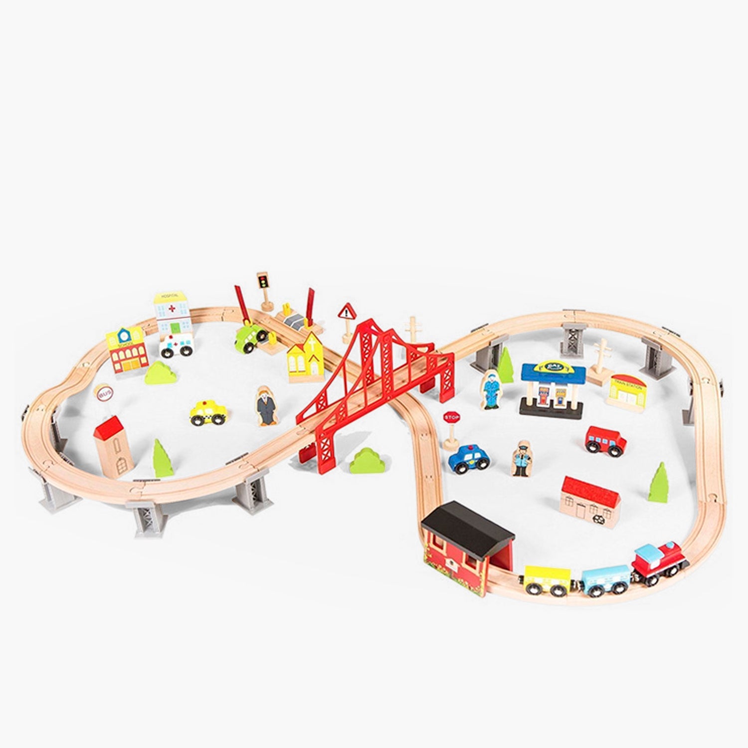 Pista de Tren Infantil Francisco Multicolor