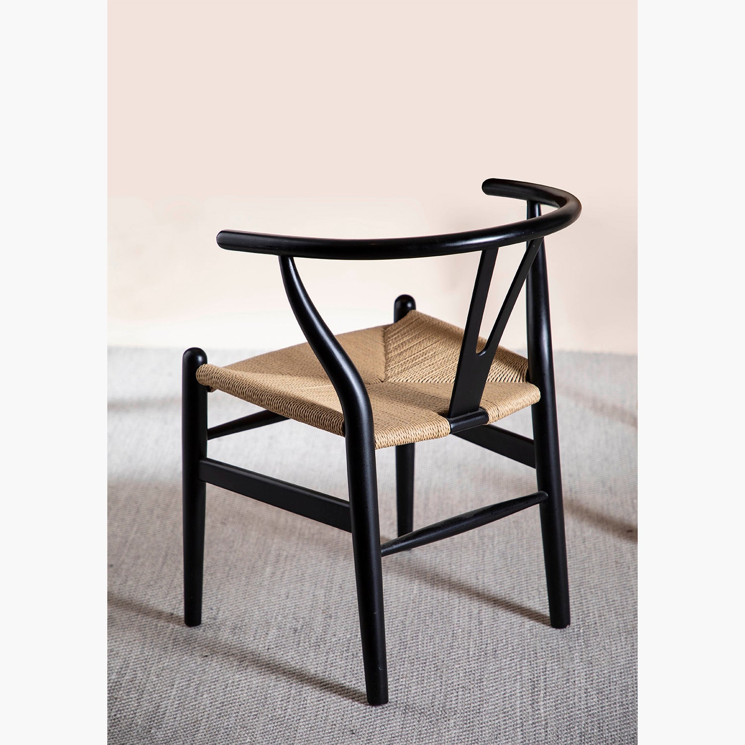 Silla Madera Wishbone Negro