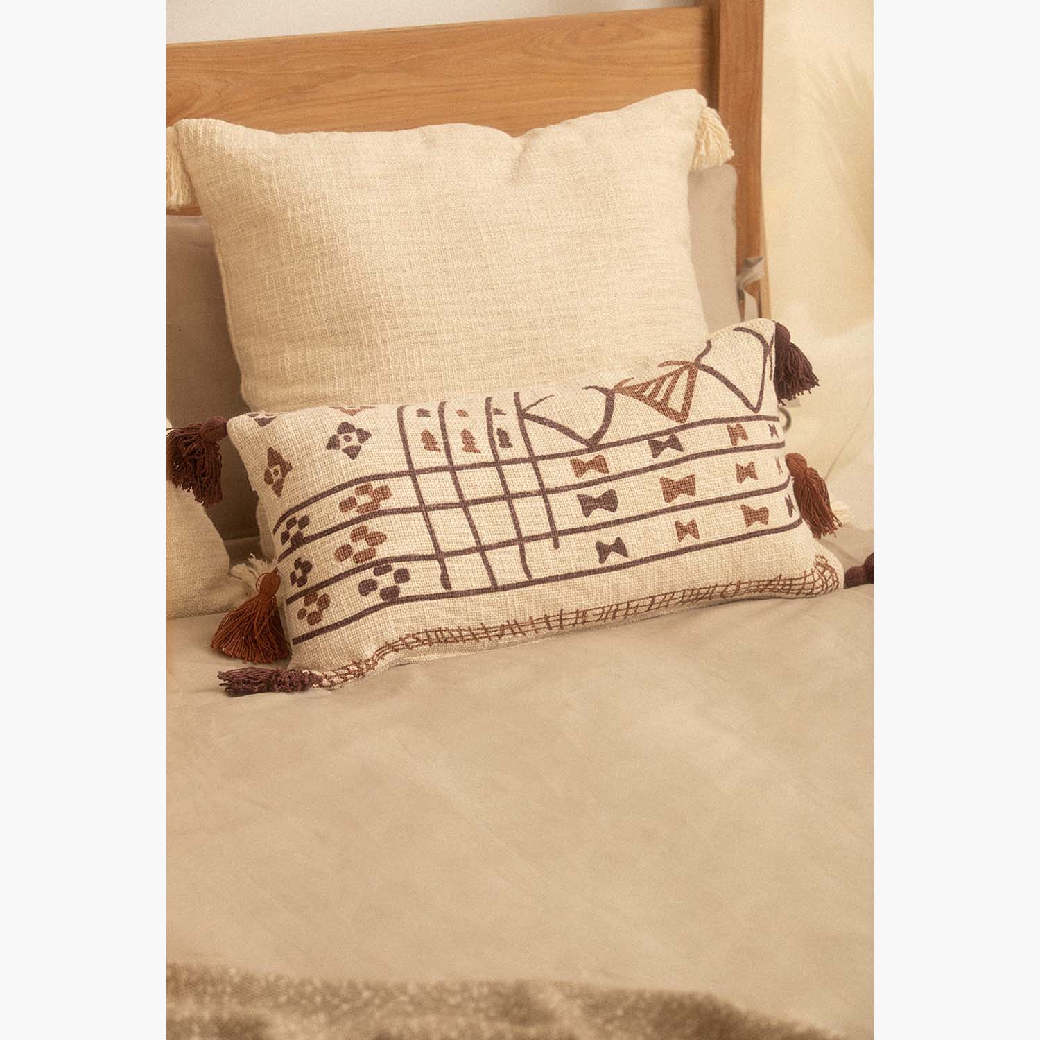 Funda Cojin Nilo Tierra 30x60