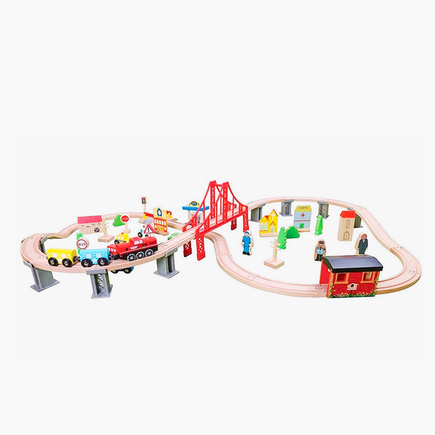 Pista de Tren Infantil Francisco Multicolor