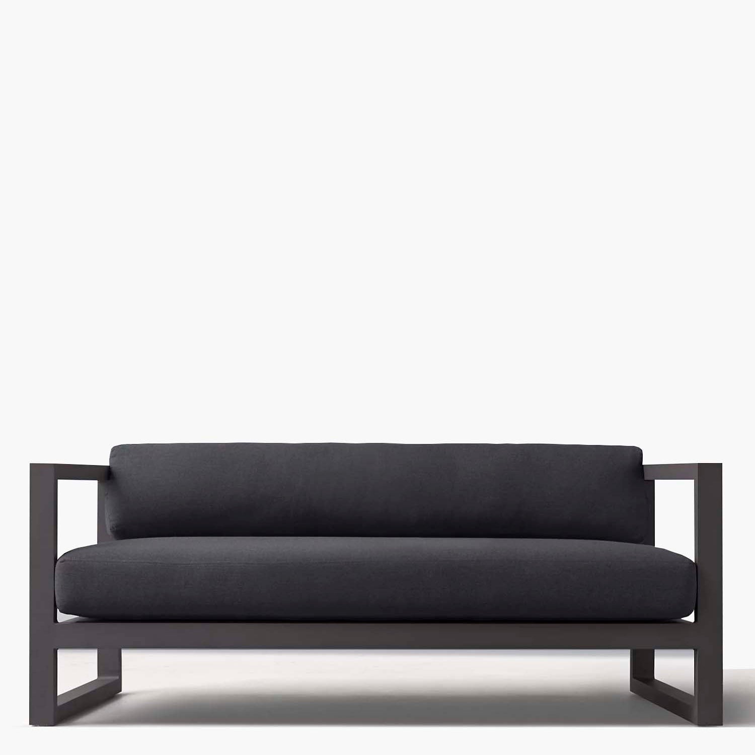 Sofa 2C Terraza Montego LT Gris Oscuro