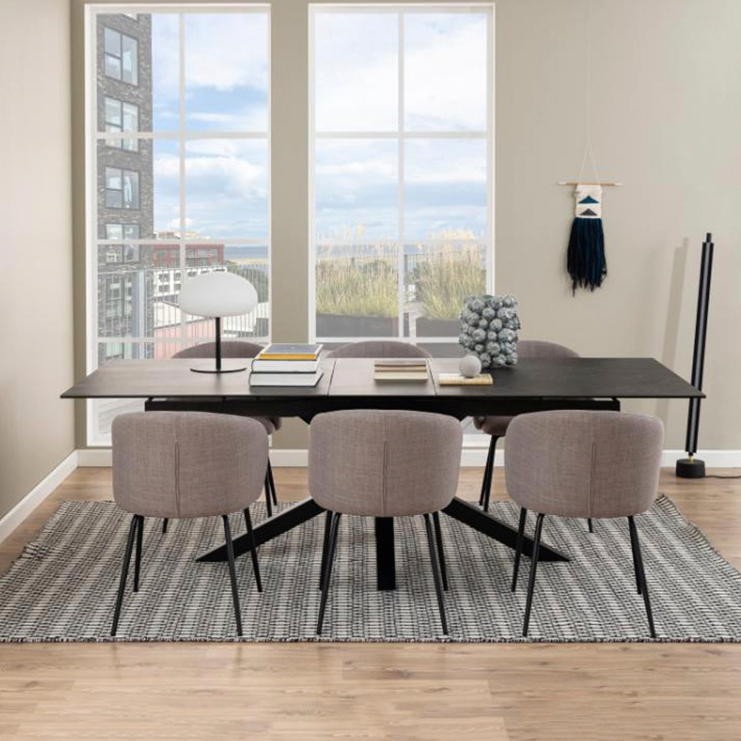 Mesa Comedor Heaven extensible Negro