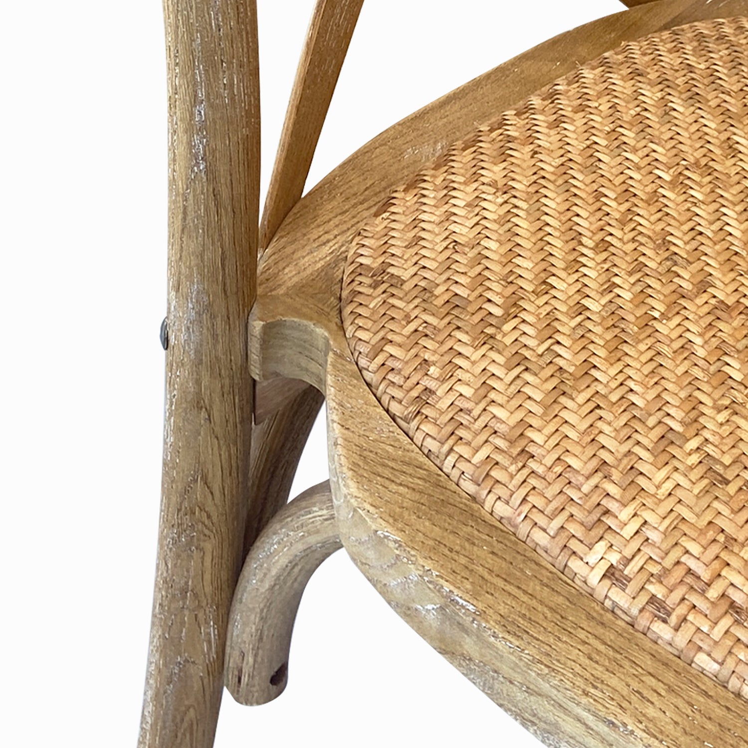 Silla Madera Tradition Rattan Olmo Natural Apilable