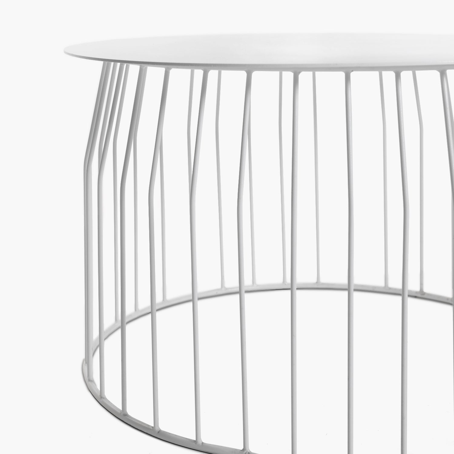 Mesa de Centro Wire DIAM 60 Blanco