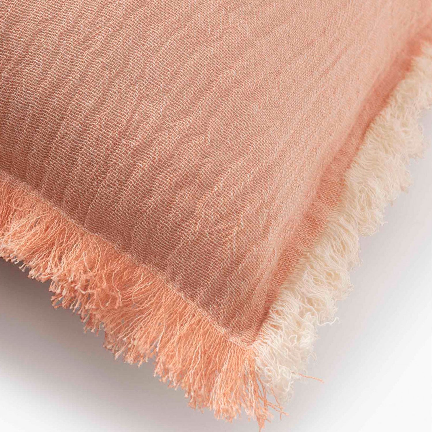 Funda Cojin Algodon Layer 45X45 Salmón