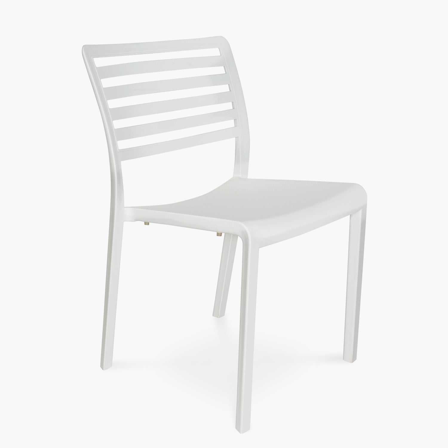 Silla Plástico para exterior Barcelona Blanco