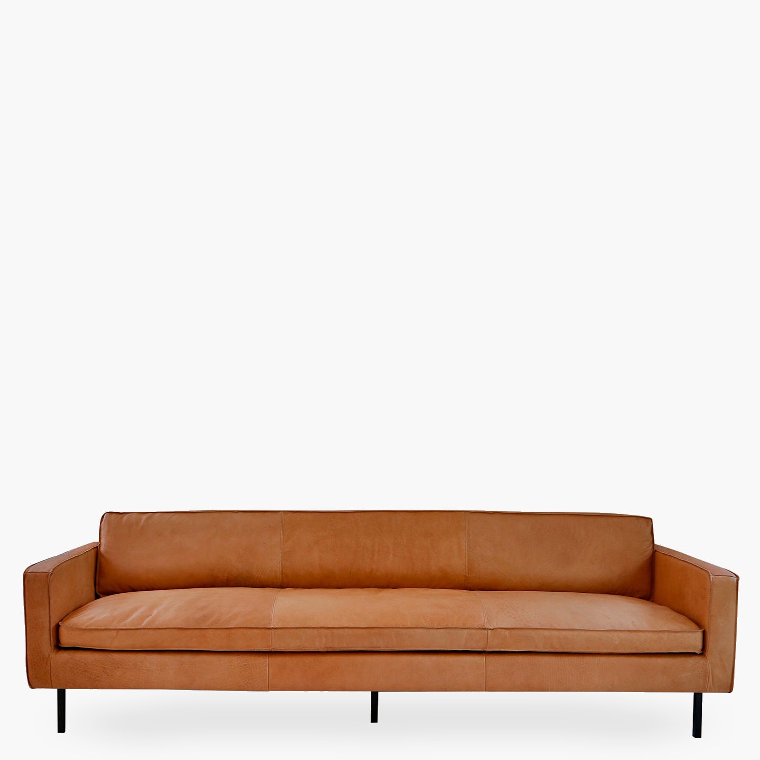 Sofa 3C Sinatra Cuero Café