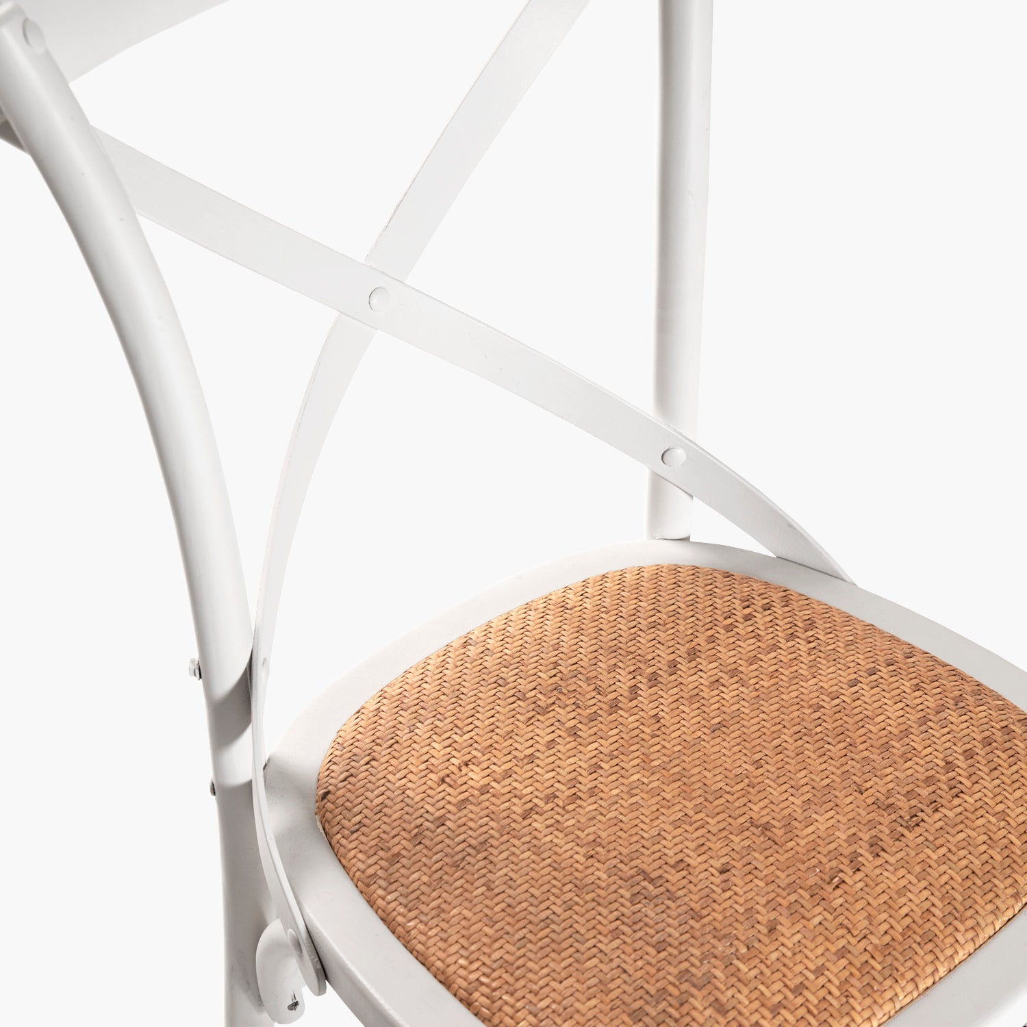 Silla Madera Tradition Rattan Blanco