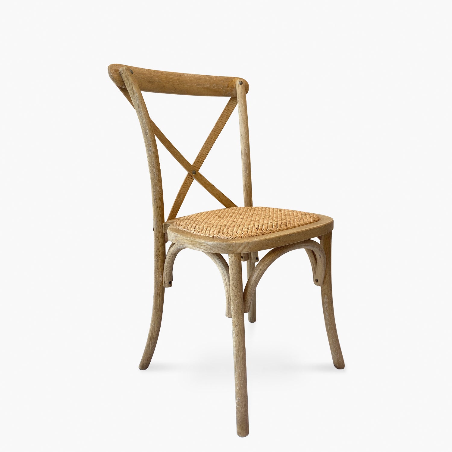 Silla Madera Tradition Rattan Olmo Natural Apilable