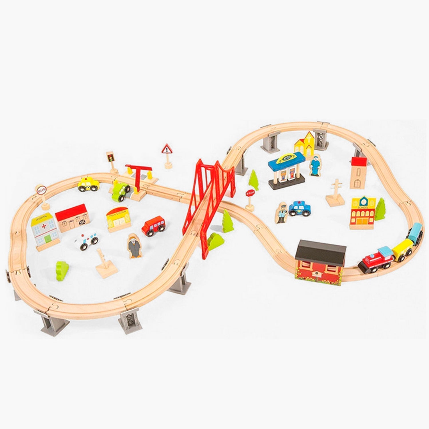 Pista de Tren Infantil Francisco Multicolor