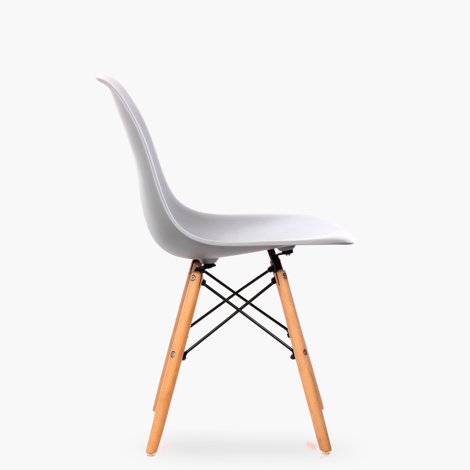 Silla DSW Réplica Eames Gris Claro