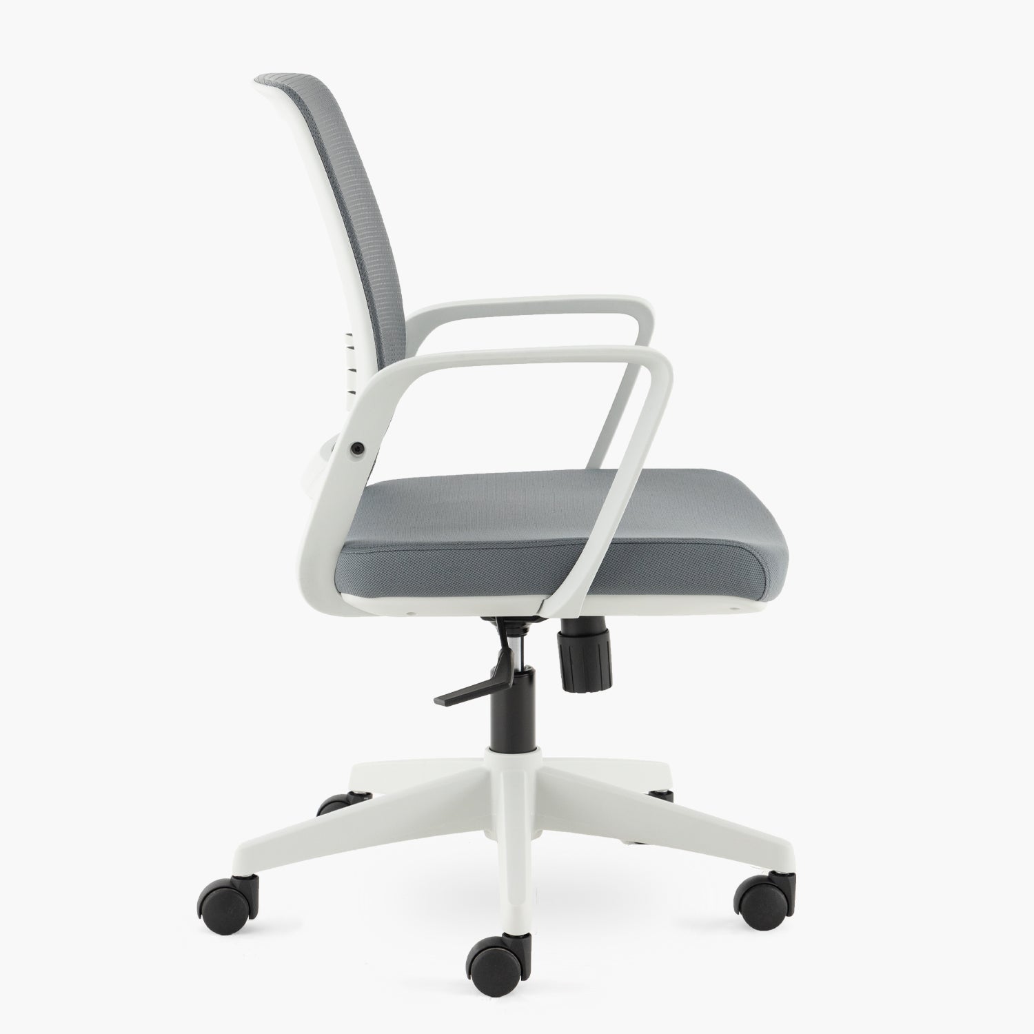 Silla Oficina Job Base Nylon Gris Claro