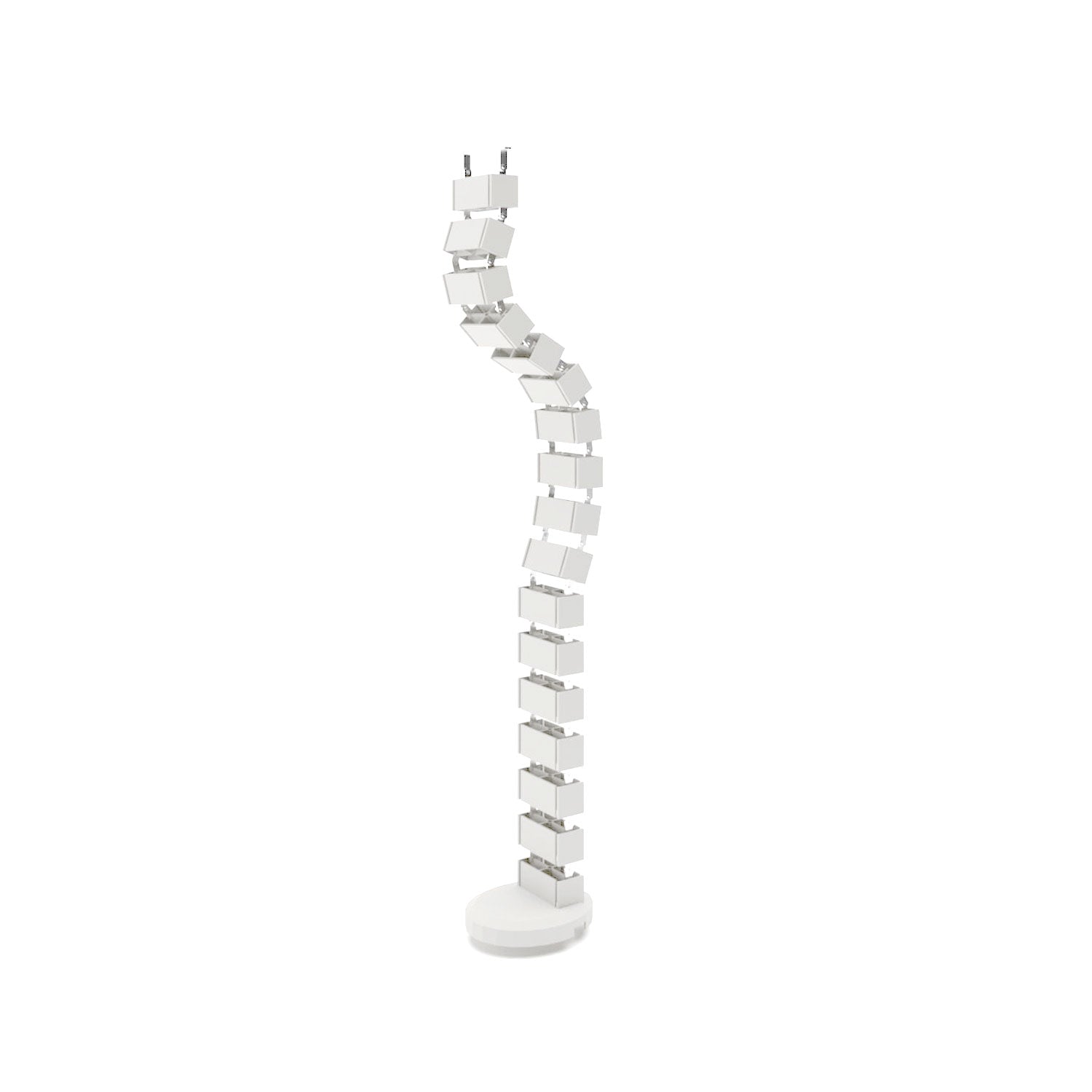 Pasacables Vertebra 130 Blanco