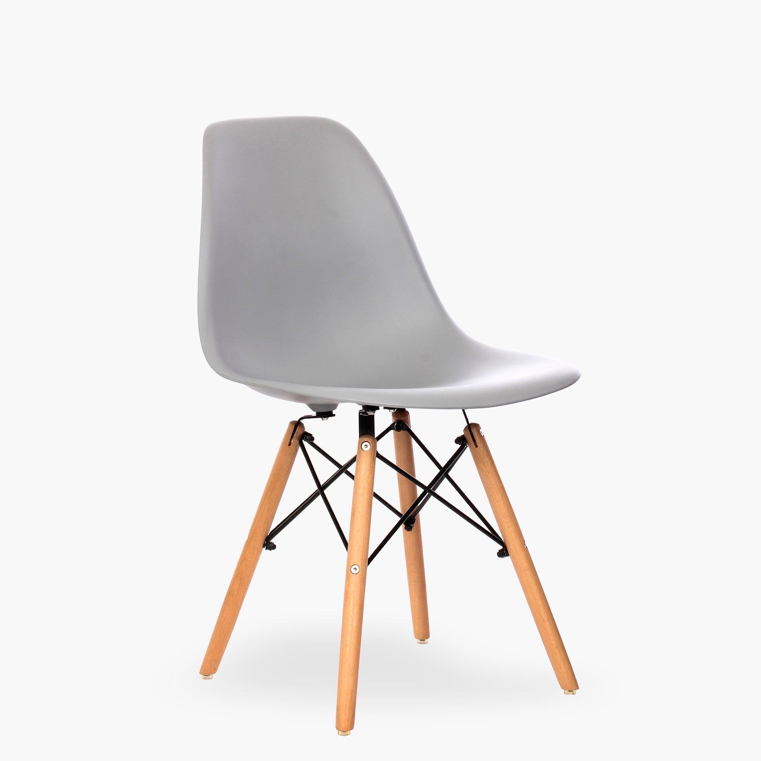 Silla DSW Réplica Eames Gris Claro