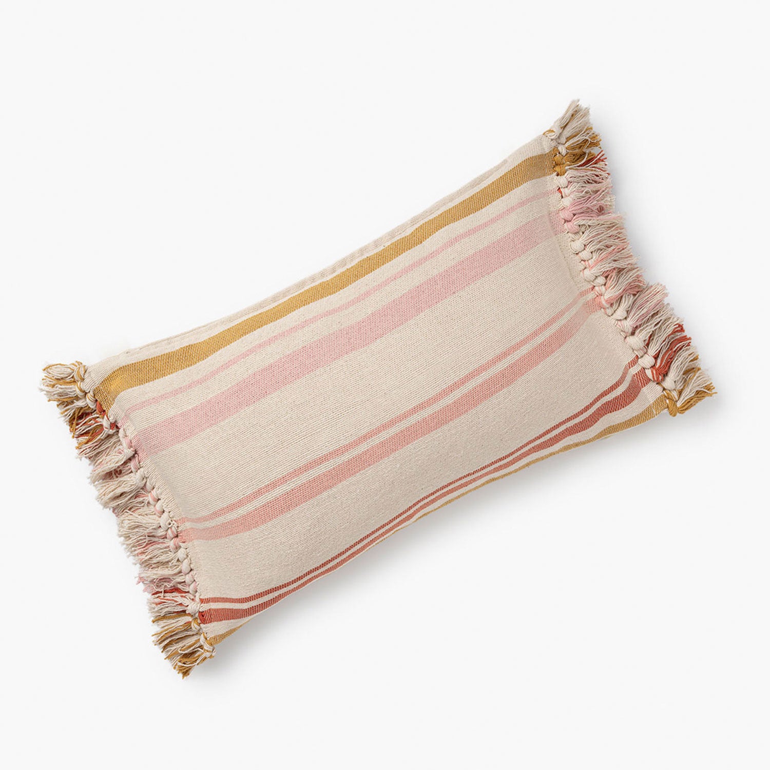 Funda Cojin Algodon Juarez 30x60 Mostaza