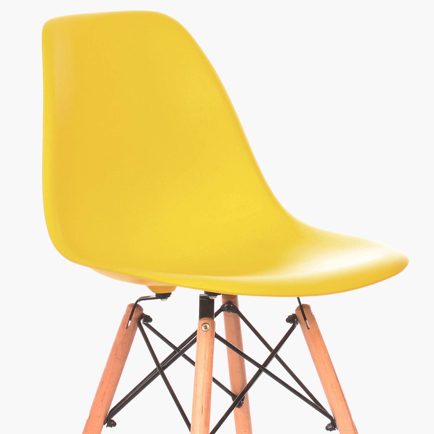 Silla DSW Réplica Eames Amarillo